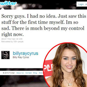 Billy Ray Cyrus, Twitter, Miley Cyrus Billy Ray Cyrus, Twitter, Miley Cyrus